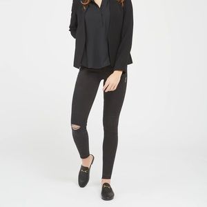 Spanx vintage distressed ankle skinny jeans